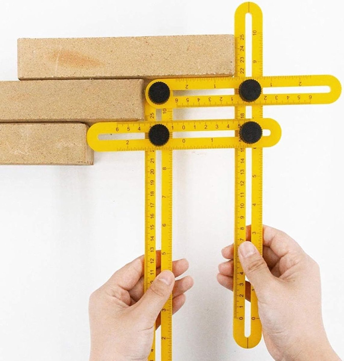 Angle Ruler - Quadrilateral Measuring Instrument - Multi-Angle Ruler - Folding Ruler - Multi Angle Angle Meter - Multi-Angle Ruler - Folding Ruler Measuring Ruler - Multi-Angle Measuring Ruler - Multi-Angle Measuring Ruler - Multifunctional - Universal An