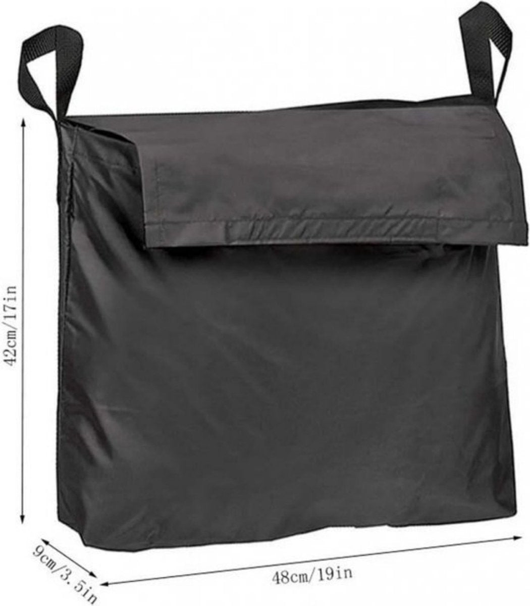 Wheelchair Bag - Wheelchair Storage Bag - Universal - Mobility Scooter Bag - Rollator Storage Bag - Waterproof Bag for Wheelchair - Lined Wheelchair Bag - Wheelchair Shopping Bag - Wheelchair Accessories - Large Capacity - Foldable