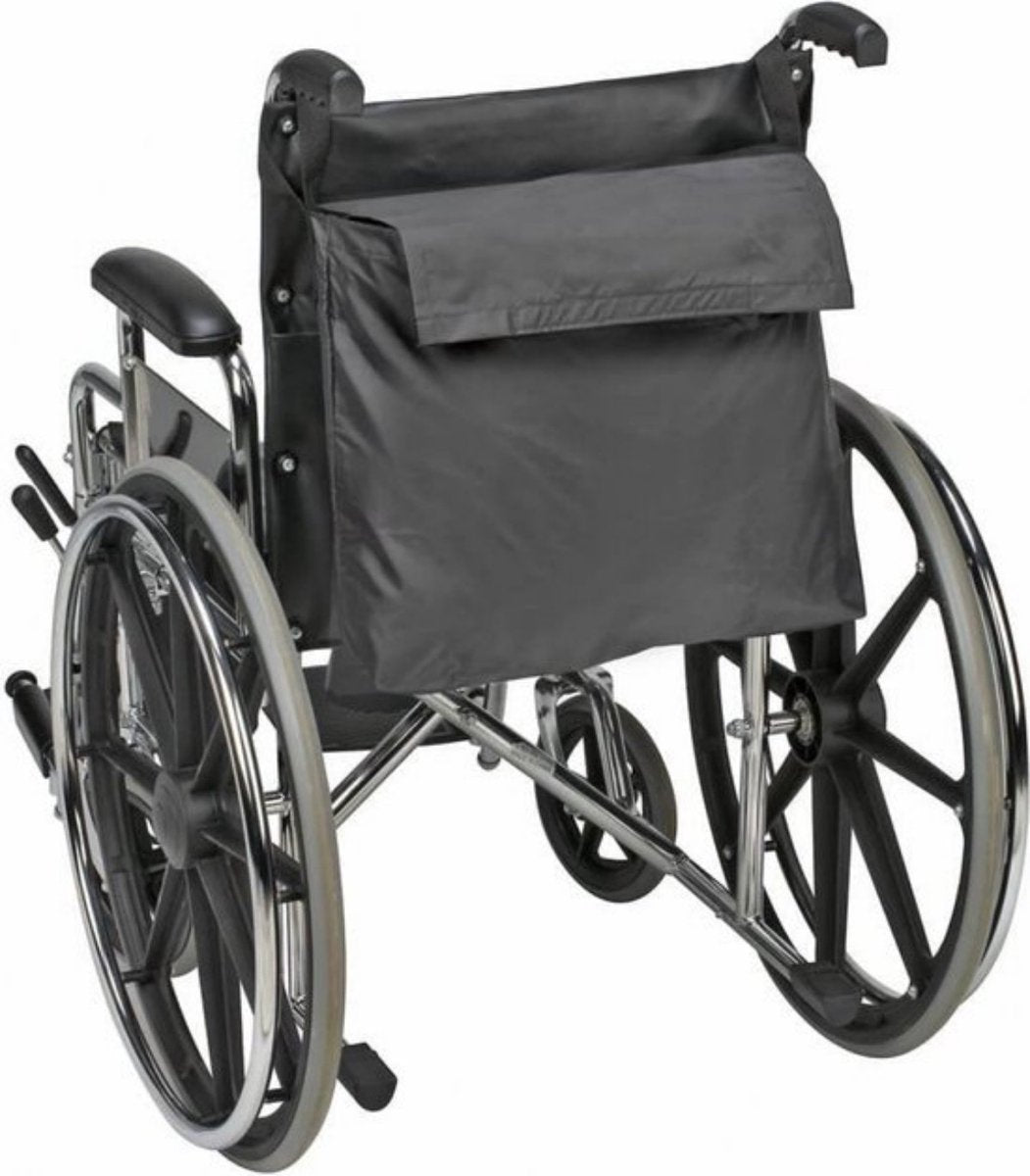 Wheelchair Bag - Wheelchair Storage Bag - Universal - Mobility Scooter Bag - Rollator Storage Bag - Waterproof Bag for Wheelchair - Lined Wheelchair Bag - Wheelchair Shopping Bag - Wheelchair Accessories - Large Capacity - Foldable