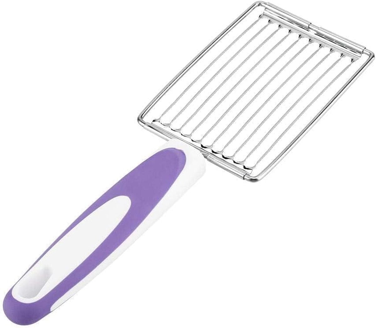 Egg Slicer - Professional Lunch Meat Slicer - Multifunctional Boiled Egg Slicer - Potato Slicer - Tomato Slicer - Ham Slicer - Fruit Slicer - Mushroom Slicer - robust - stainless steel