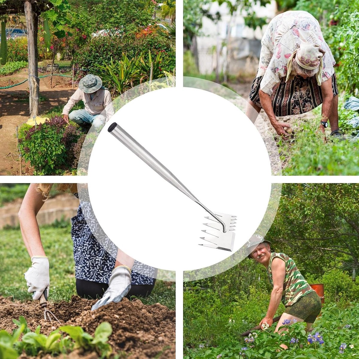 Hoe - Hoes - Garden rake - Rake - Weed remover - Garden items - Garden tools - Weed brush - Weed remover - Weed killer - Weed control - Weed remover - Hoe with handle - Handle with hilt - Weed control