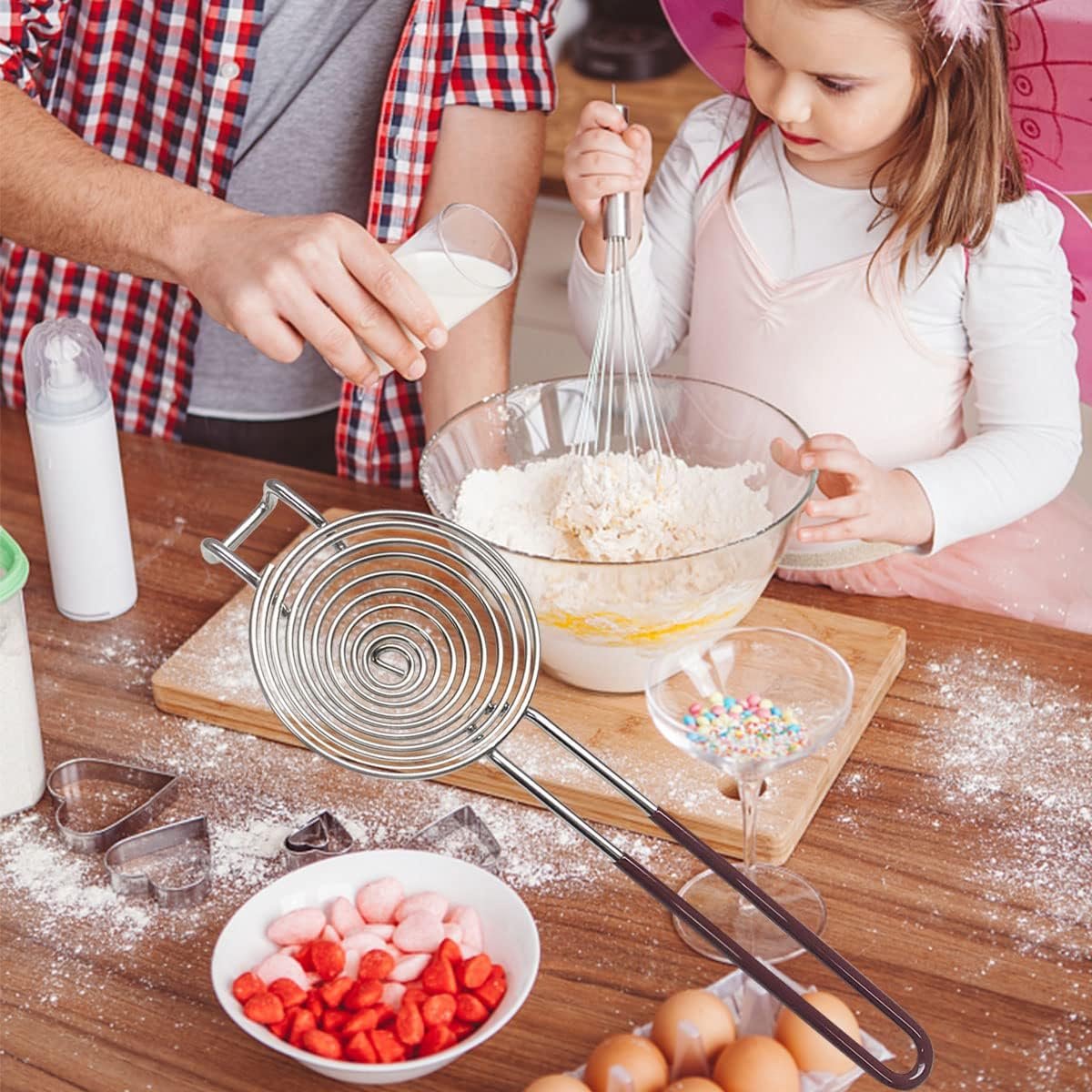 Egg Separator - Professional Egg Separator - Efficient Egg Yolk Separator - Egg Separation - Egg Splitter - Egg Separator - Egg Yolk Separator - Egg White - Egg Yolk - Egg Separator for Baking Cakes - Stainless Steel