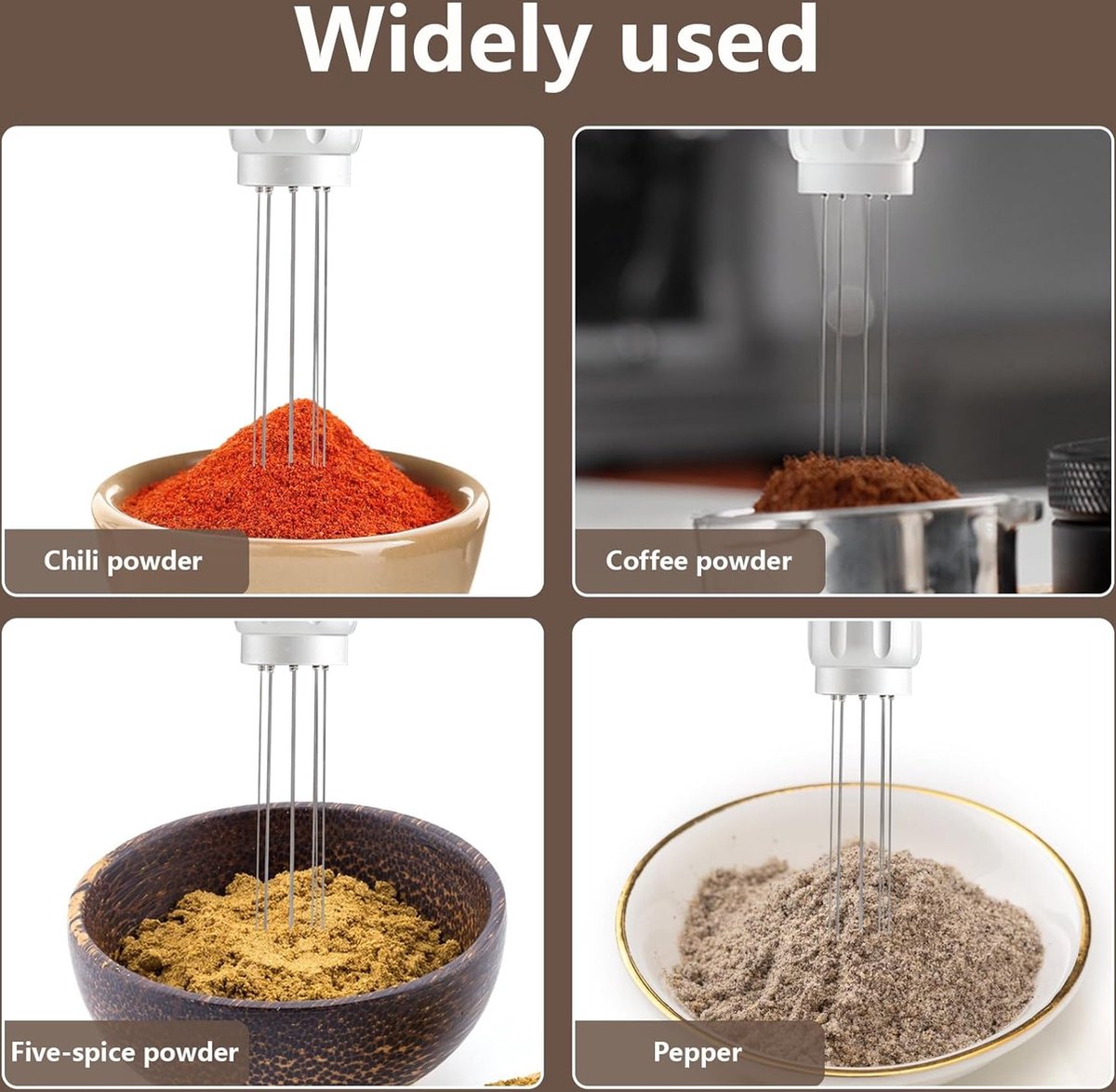 Coffee Stirrer Tool - Coffee Stirrer - Coffee Distributor - Espresso Distributor - Needle Distributor - Espresso Distribution Tool - Coffee Accessories - Stir Sticks With Stand - 6 Needles - Barista Accessories - Espresso - For Perfect Coffee Extraction -