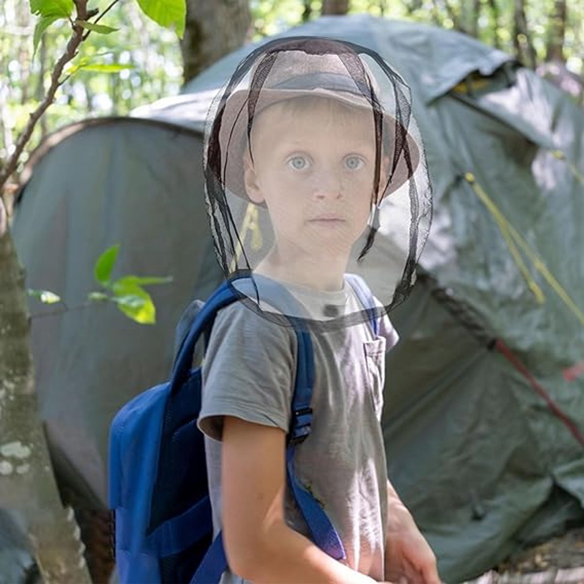 Pieces - Head Net - Anti-mosquito head net - Face protection - Bee hat - Anti-mosquito head net - Beekeeper's hat - Mosquito net - Mosquito head net