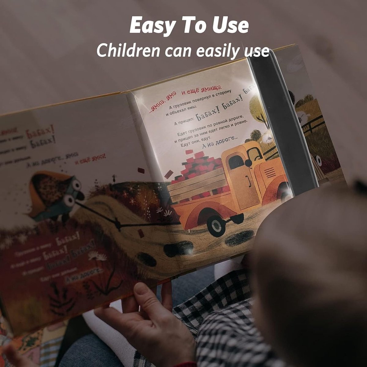 reading light for book - reading light - bookmark Book lamp - reading light for in bed - flat reading light - flexilight reading light - Battery operated (Requires 3 AA batteries, not included) - Suitable for reading in the evening - White