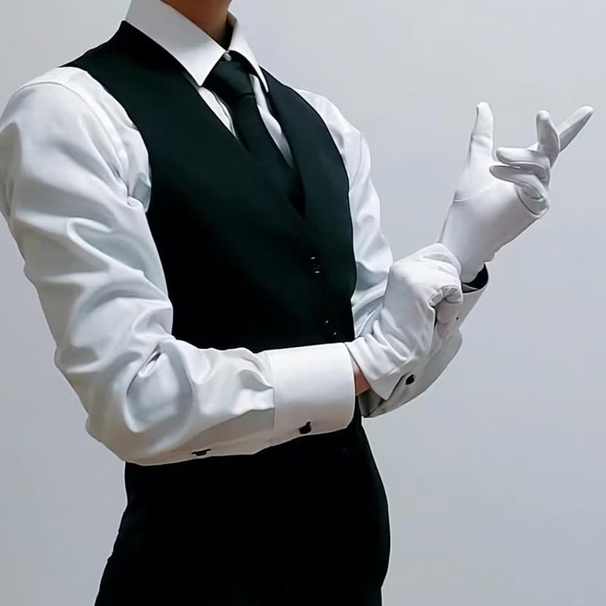 24 pairs - Gloves - white cotton gloves - soft cotton gloves - coin jewelry, silver inspection gloves - cotton gloves - serving gloves - stretchy gloves - 20 cm