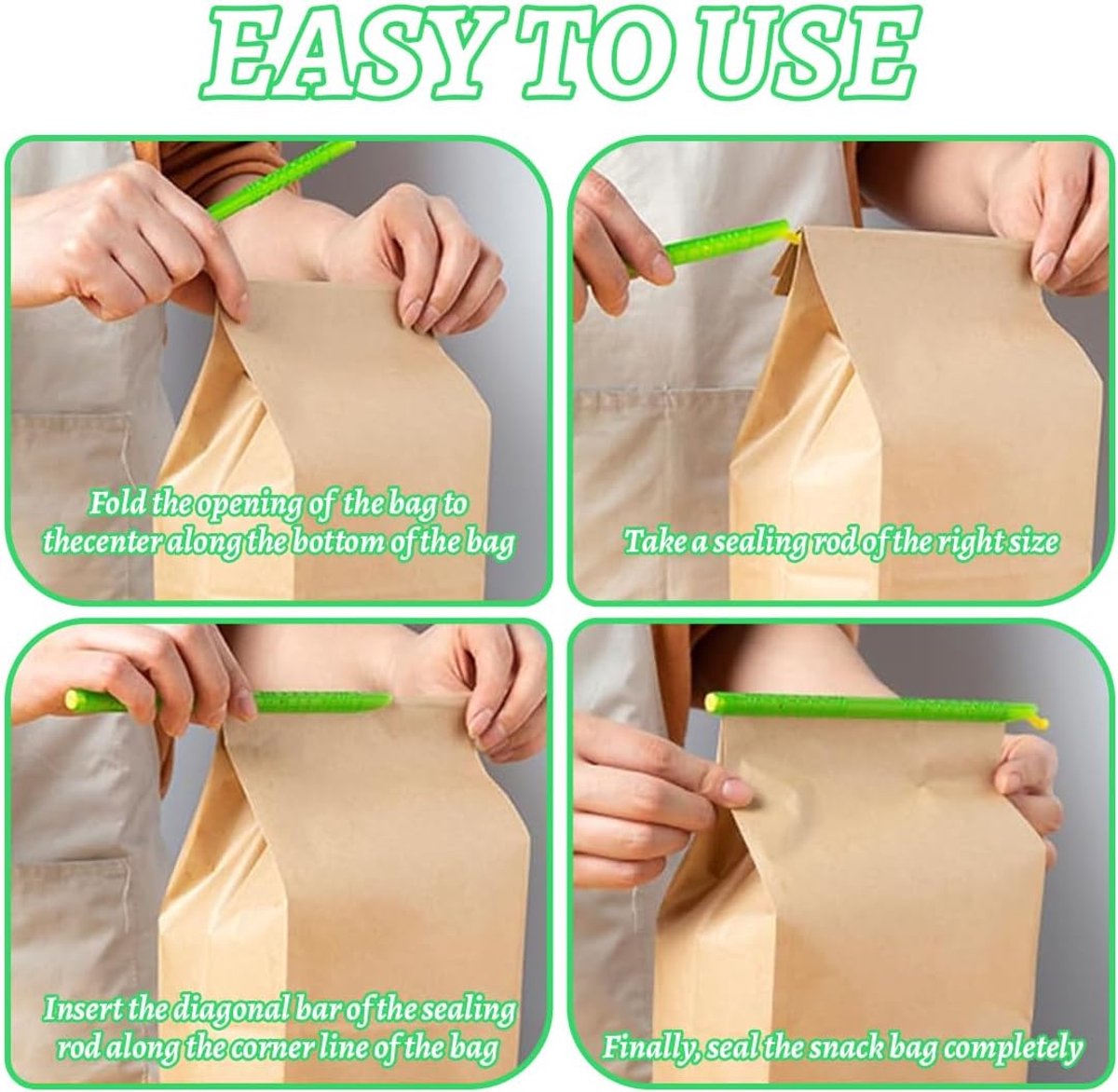 25 pieces - Food clip - Sealing clip - closure clips for bags - resealable food bag clips - reusable food bag - multifunctional clip bag clamps - for kitchen and household seal bags - 9cm, 12.5cm, 18.5cm, 22.5cm, 28.5cm
