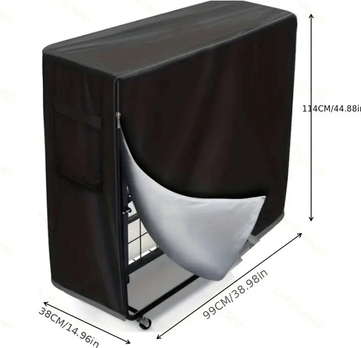 Foldable bed cover - waterproof - 1 piece - 99 x 38 x 114 cm