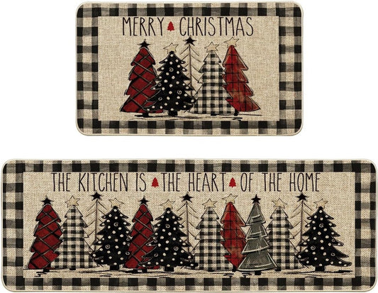 Kitchen runner 120x40 cm and 60x40 cm - Christmas rug - Kitchen mats runner - Kitchen rug carpet - kitchen mat - Christmas - Christmas elements