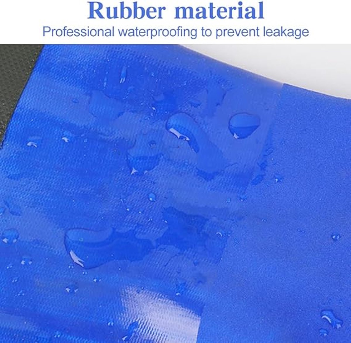 Long rubber gloves - Gloves - Waterproof gloves - Pond gloves - Car wash gloves - Clothing gloves - Care gloves - Waterproof/oil-resistant/acid- and alkali-resistant - waterproof PVC - 70 cm - blue