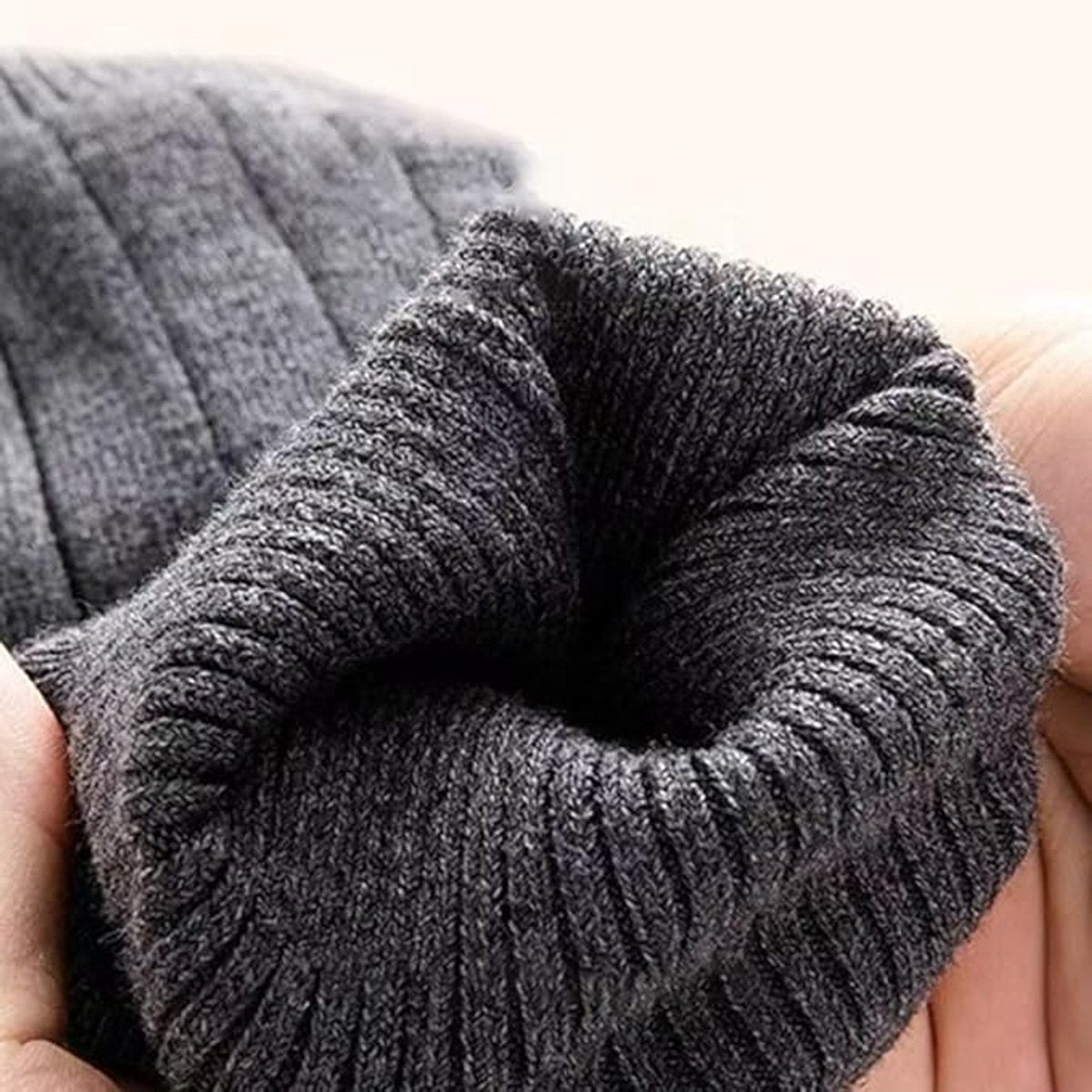 Pair of knee pads - knee socks - Leg support and warmth - Winter heating - Long - Knee pads for cycling, skiing and running - Thickened knee pads - Size L - for weight 100-130