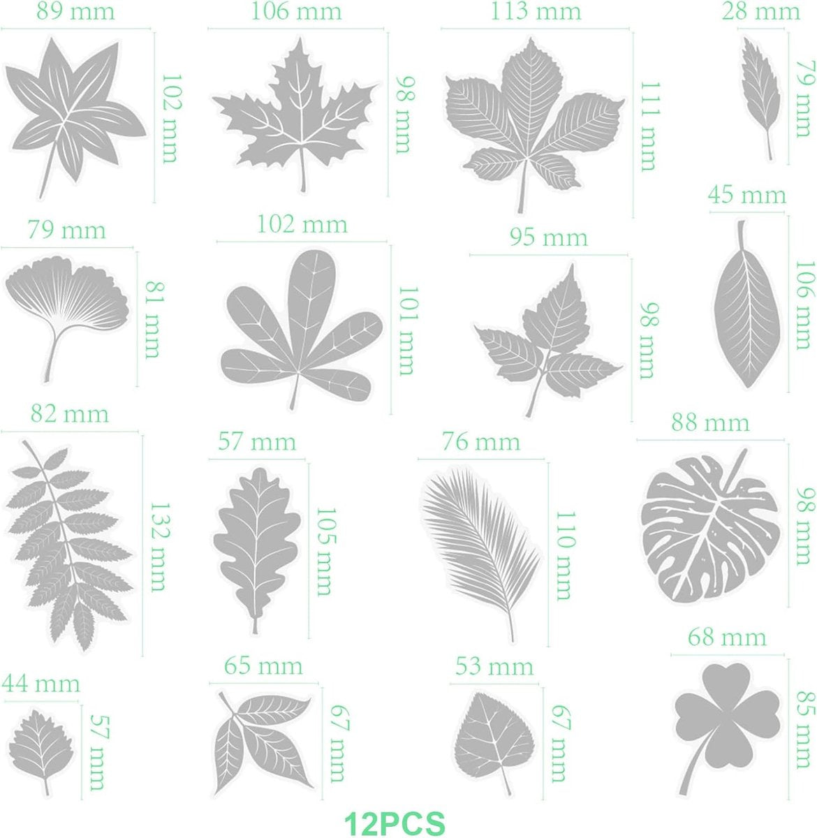 28 pieces - transparent window stickers - butterfly patterns and leaf shapes - warning decorative stickers - for home - window stickers - window decoration - prevent birds from hitting glass