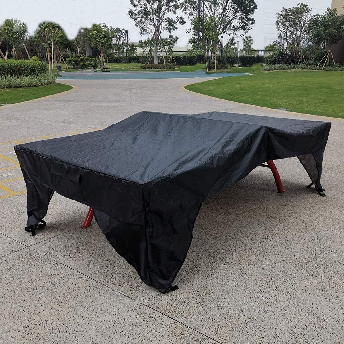 Table tennis table cover - Protective cover for table tennis table - Outdoor table tennis cover - Waterproof - Dustproof - Robust - Table tennis cover - Protective cover for folding table - Indoor and outdoor table tennis table cover - Ping pong table - B