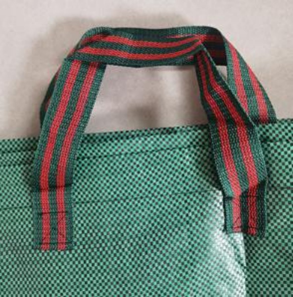 Heavy-duty garden waste bags - 300L - 67*67*84cm - 2 pieces - Reusable garden waste bags with handles - Industrial fabric - For leaf waste - Waterproof garden waste bags - Waterproof PP woven bags - Garden leaf bags - L
