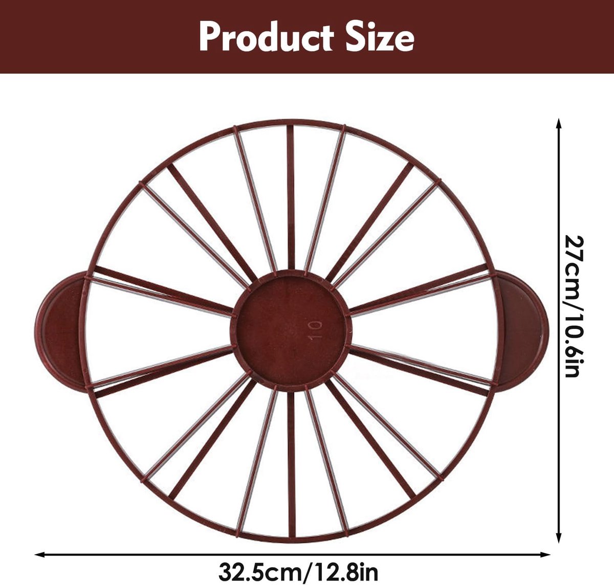 Cake divider - Round cake cutter and cake divider - cheesecake cutter - cake cutter - kitchen tools - Baking supplies - Adjustable - Brown