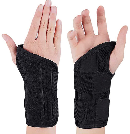 1 Pair Wrist Brace - Night Sleep Wrist Brace - Wrist Bandage - Wrist Reinforcer - Applicable wrist circumference less than 22 cm - Wrist Protection - Adjustable - cushioned support for pain relief in the carpal tunnel, tendinitis, and arthritis