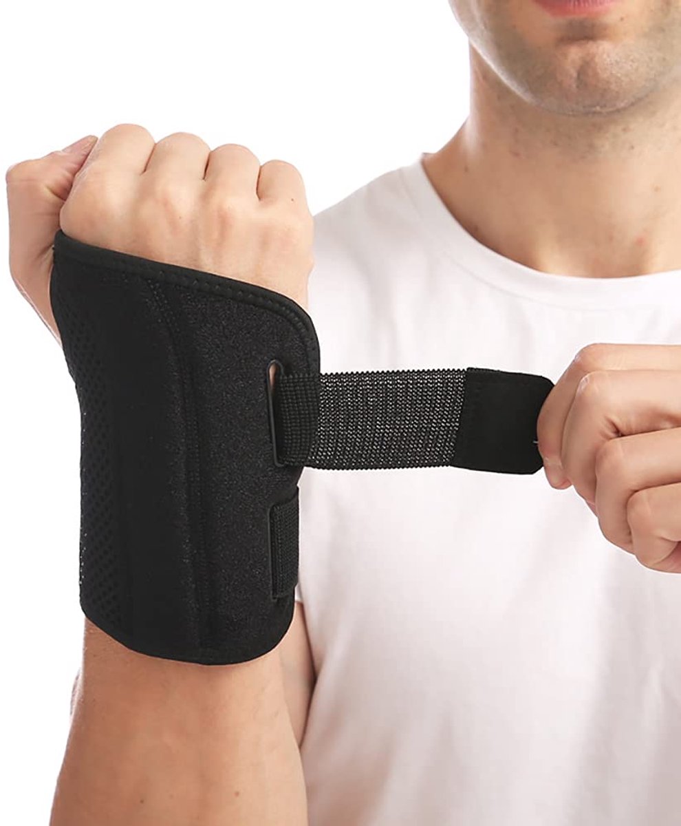 1 Pair Wrist Brace - Night Sleep Wrist Brace - Wrist Bandage - Wrist Reinforcer - Applicable wrist circumference less than 22 cm - Wrist Protection - Adjustable - cushioned support for pain relief in the carpal tunnel, tendinitis, and arthritis