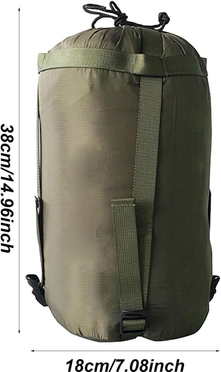 Compression bag - Sleeping bag compression bag - Sleeping bag storage bag - Storage bag - Backpacking storage bags - Portable sleeping bag storage bag - Lightweight backpack bag - Camping storage bag - for travel, camping and outdoor backpacking - Green -