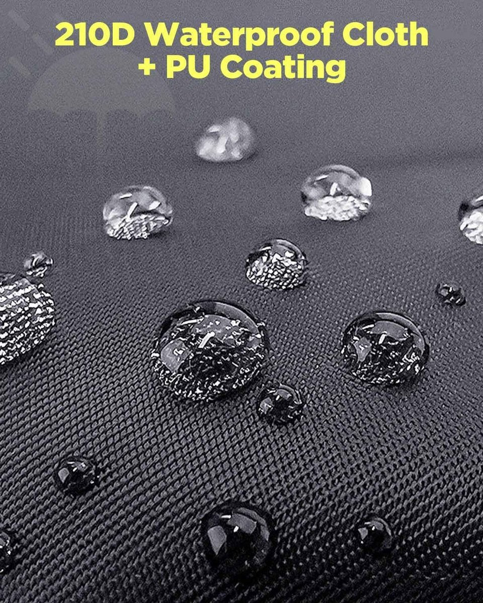 Dryer Cover - 2 Pieces - Rotating Clothesline Cover Waterproof Fabric - 165x16x16 cm - Universal Dryer Cover - Protective Cover - Heavy Duty Rotating Clothesline Cover with Zipper - Protective Weatherproof Parasol Cover for Garden Dryer and Drying Rack