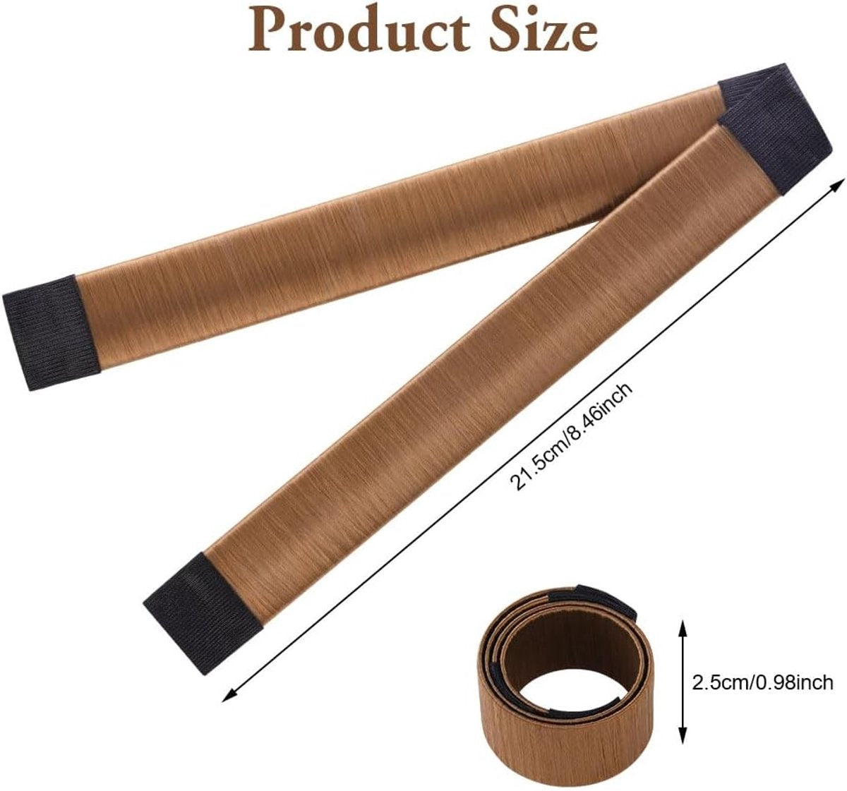 4-piece bun maker - Magic hairband - For children and women - DIY styler - Easily create a ballerina hairstyle - Create a perfect bun - Hairband - Bun - Bun maker for long hair - Four different colors