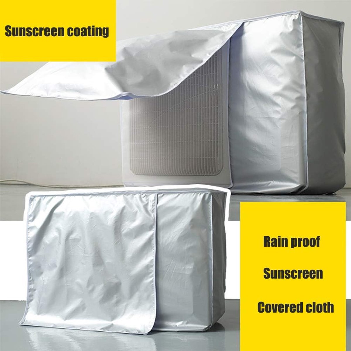 Air Conditioner Cover - Air Conditioner Cover Outdoor Unit - Outdoor Winter Cover - Dustproof - Frost-Resistant - Air Conditioning Covers - Air Conditioner Cover - Durable and Waterproof - Air Conditioner Protective Cover - Universal Air Conditioner Prote