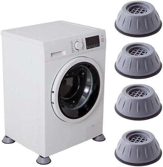 4 Pieces Vibration Washing Machine Feet - Shock Absorbers - Rubber Feet - Washing Machine Shock Absorbers - Non-slip and Quiet - Washing Machine Stand - Suitable for Washing Machine Stands - Washing Machine and Dryer Feet