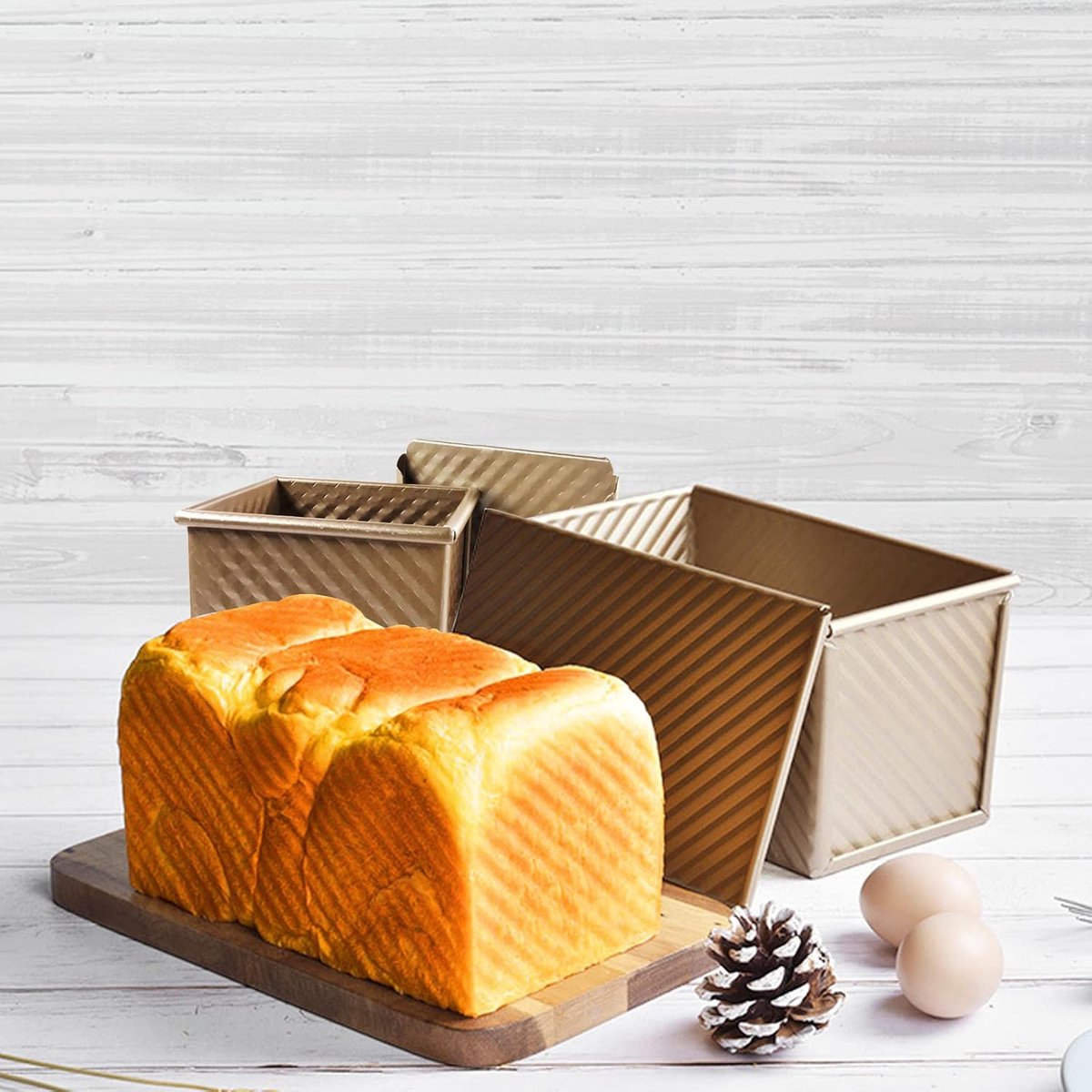 rectangular cake tin - Cake tin - Bread tin with lid - Non-stick Bread Toast Box - Baking Cake tin - baking tin for toast cake - baking tin - bread box - sandwich tin - for baking cakes and making toast