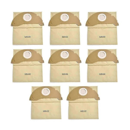 Kärcher Vacuum Cleaner Bags A2004 WD2 Model 6.904-322.0 8 pcs Improved Filtration Easy Handling