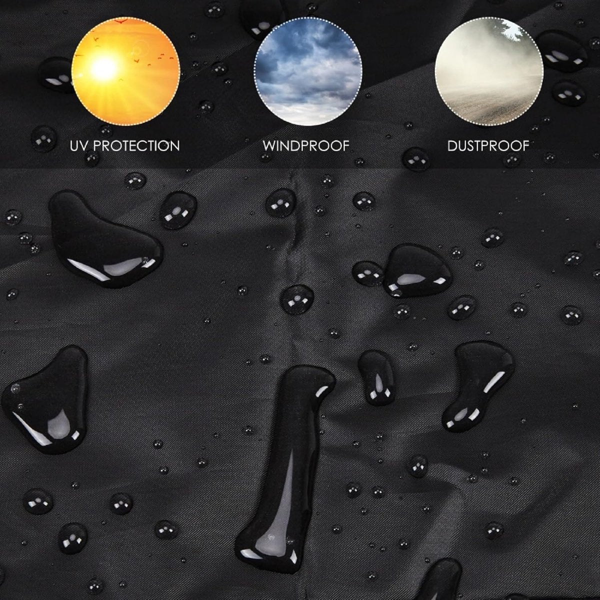 Tire cover - 1 piece - For 4 tires - Tire storage - 420D - 73*110cm - Car tire bag - Cover for car tires - Waterproof - Sun protection - Dustproof - Car tire cover - Winter tire cover - Black
