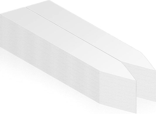200 Pieces - Plant Labels - 2x10 CM - Plant Labels - Vegetable Labels - Vegetable Labels - White - Plant Stake Tags - Nursery Stake Tags for Potted Plants - Plastic