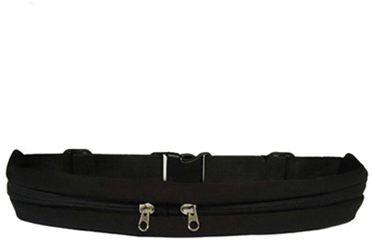 Running Belt - Phone - Running Belt - Men and Women - Running Phone Holder for Race, Jogging, Marathon - For 6.5” Mobiles - Black - One Size