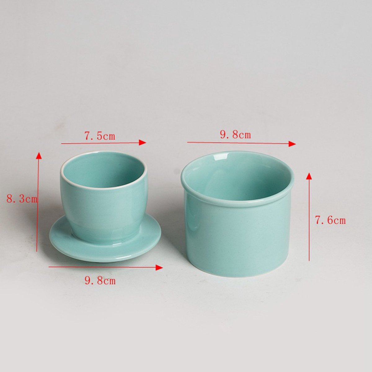 Butter dish - Ceramic - Butter storage box - Butter dishes - Butter dish - Butter pot - With lid - For spreadable butter - White