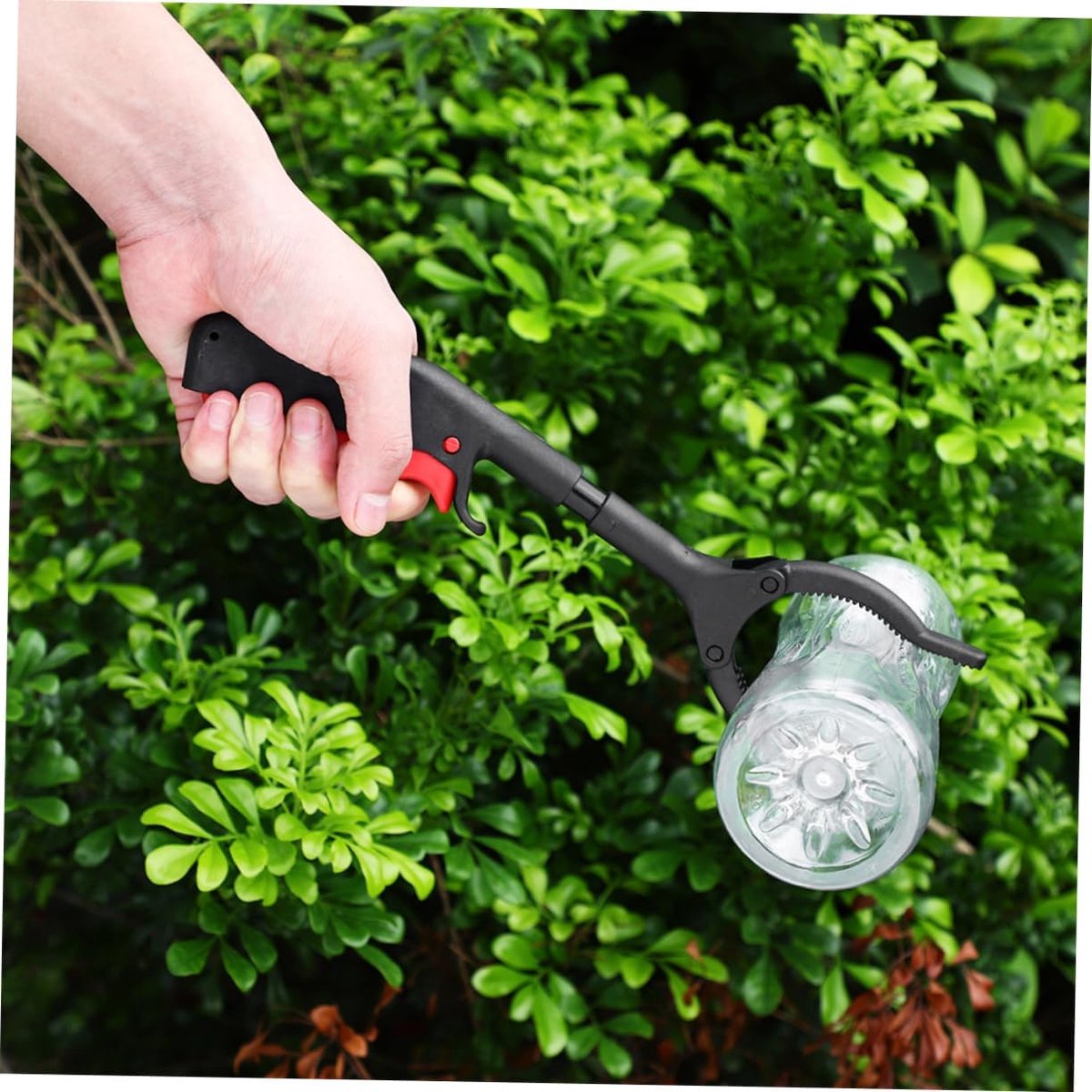 Litter Grabber - Litter Reachers - Pickers - Litter Grabber - Litter Grabber - Litter Grabbers - Litter Picker - Grab Aid - Gripper Extender - Litter Grabber - Black and Red - Plastic and Iron - 30cm - Not Scalable