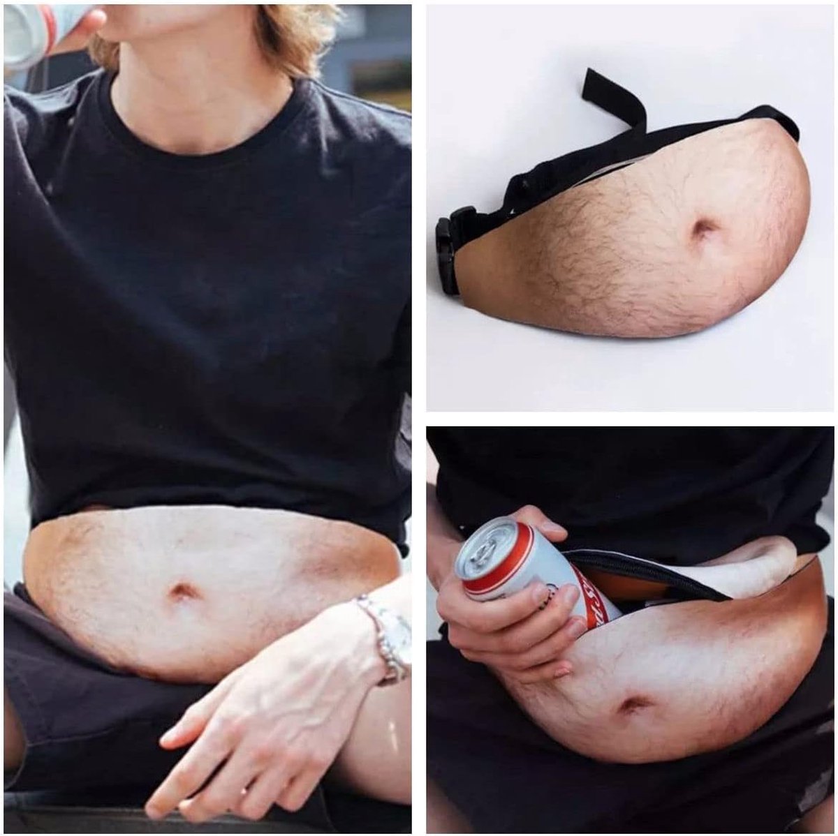 Belt bag - waist bags - Men - large bag - Fanny Pack - Phone bag Crossbody - Travel - Walking - Phone - Passport - Bag - 42*19cm - Adjustable from 66cm to 120cm
