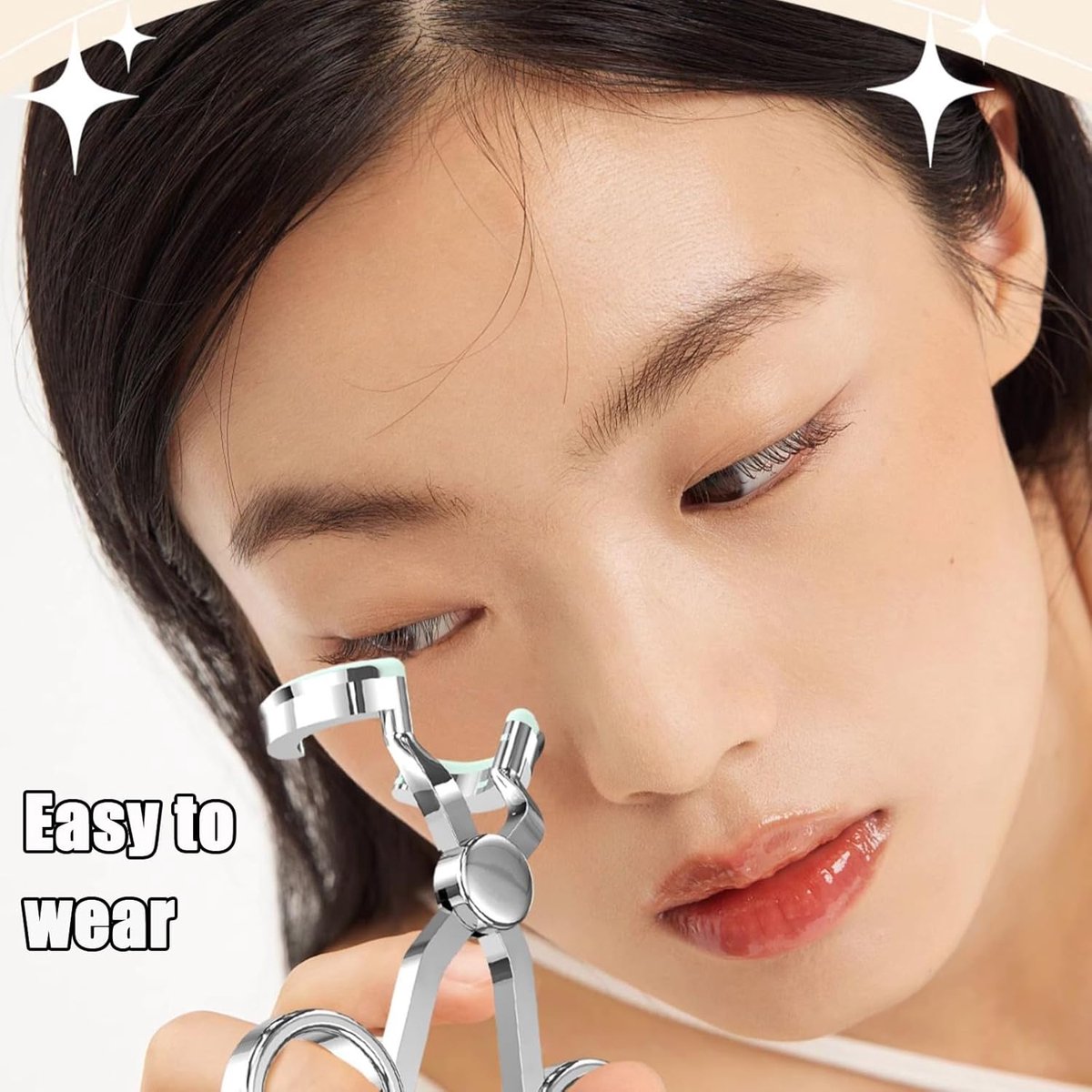 Contact Lens Wearing Aids - Eyelid Wear Aid - Contact Lens Inserter Remover - Contact Lens Eyelid Stretcher - Contact Lens Lens Aid - Lens Suction Cup - Contact Lens Holder - Silicone Soft