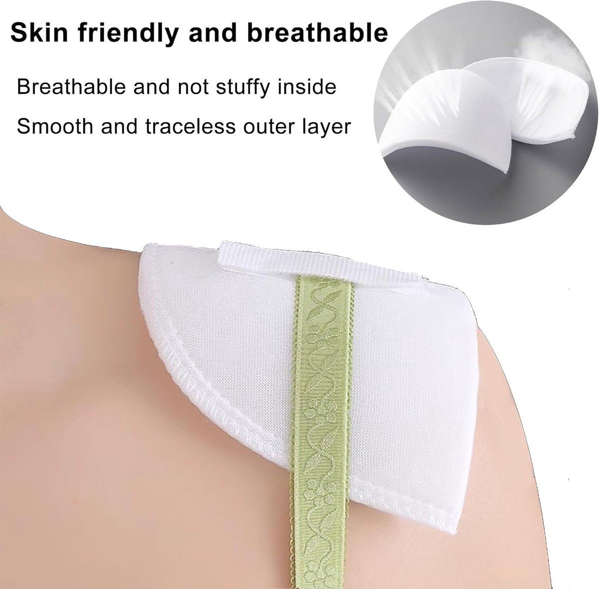 2 Pairs - Shoulder - 16*9*1.5cm - Black and White - Shoulder Pads - Shoulder Pads - Foam Padded - Shoulder Pads - Velcro - Soft Foam Padded - Reusable - For Blazer Clothing Crafts