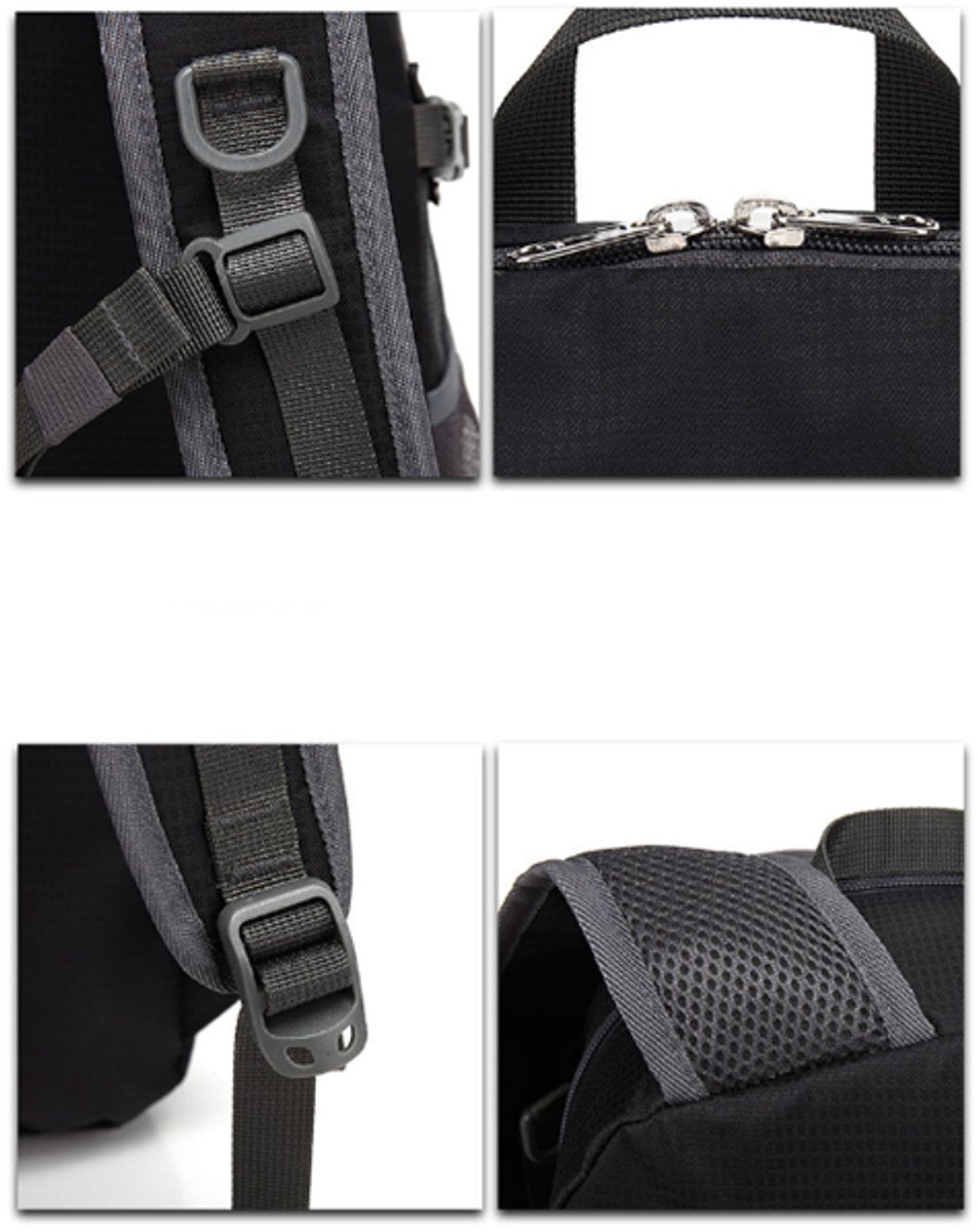 Waist Bag - Leg Bag - Motorcycle Waist Bag - Motorcycle Bag - Tactical Leg Bag - Tool Bag - Unisex - Black - Large Capacity - 16*5*29 cm - 4 Compartments - Polyester