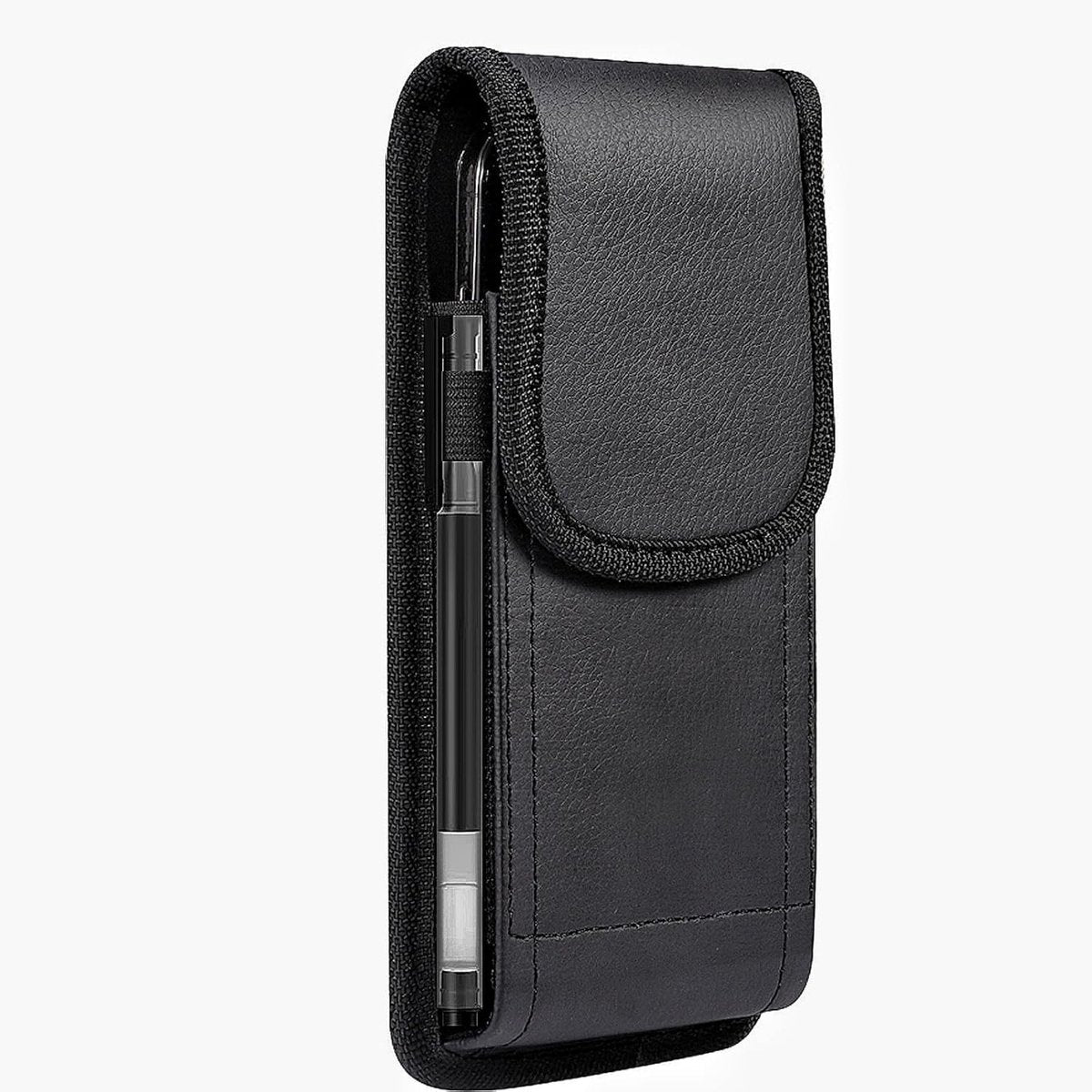 Phone Bag - Phone Holder Belt Men - Belt Clip - For Mobile Phones 6.2-6.5 Inches - Waist Bag - Outdoor Belt Bag - Survival Bag - Black
