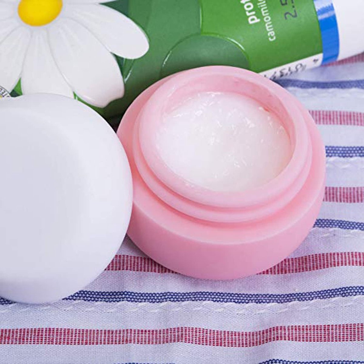 Travel Cosmetic Jars with Lids - Travel Cosmetic Containers - Pack of 4 - 20ml - Leakproof - Empty Makeup - with Sealed Lids - for Travel, Home & Outdoor - Silicone