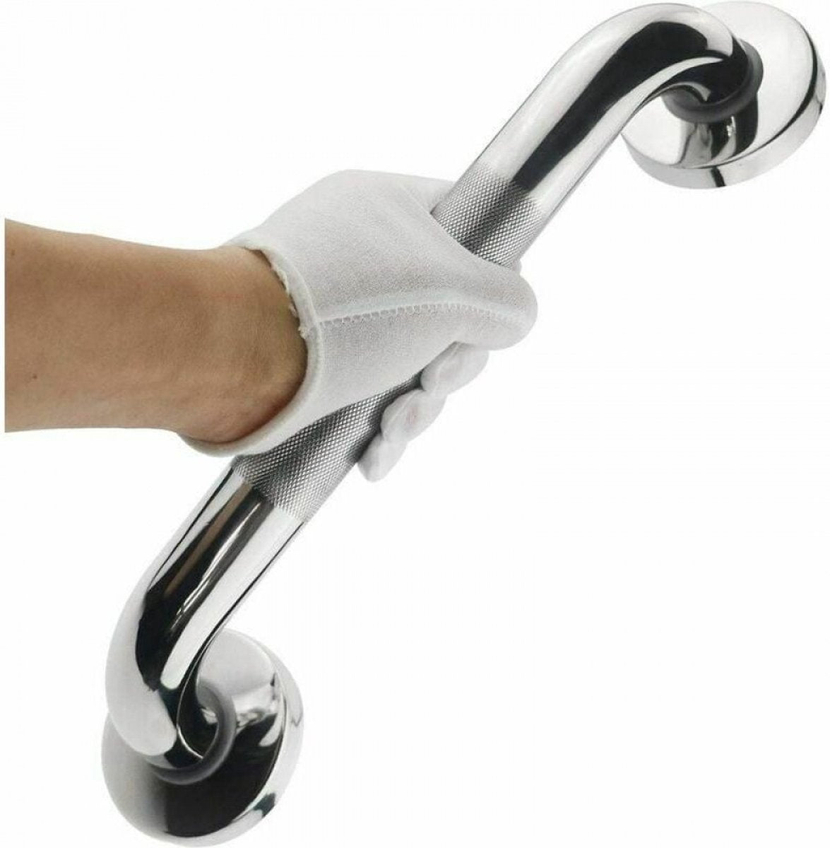 Bath grab bar - Grab bars for seniors - Wall grab bars - Safety grab bars - High Quality - Stainless steel - silver - Non-slip - Wall mounted - for toilet Bathroom
