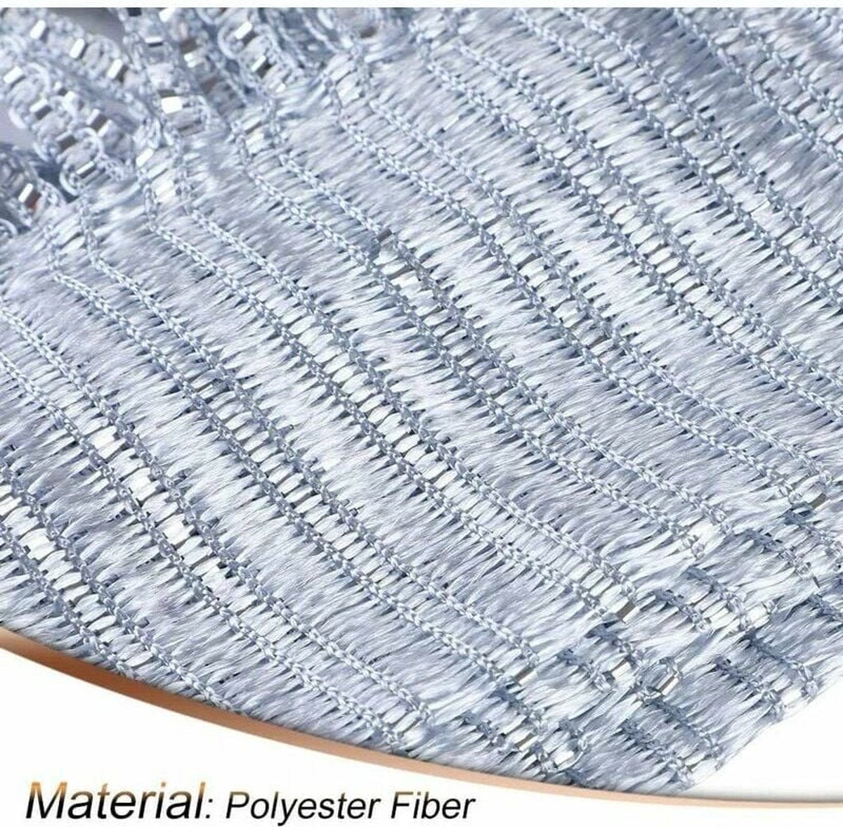 Fly screen curtain - Door curtain - Glitter mosquito net - Anti-fly door curtain - 100 x 200 cm - With silver thread - Polyester - white - Decorative curtain - Mosquito net