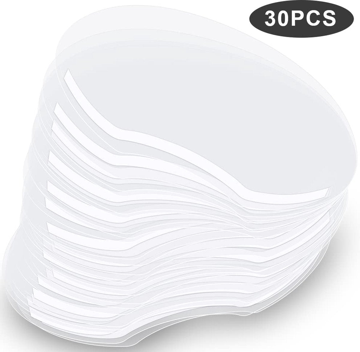 30 pieces - Face shield - Face shield - Splash shield - Face mask - safety mask - Face shield - Transparent - Hair No in eyes - For salon supplies, eyelash extensions