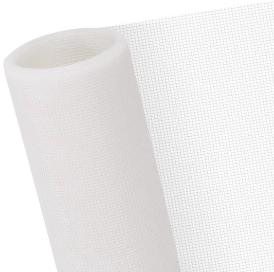 1 piece - Window screen 120 x 250 cm - White - Mesh - Universal Window Screen - Custom-made screen mesh - Make your own screen - Anti-mosquito - Insect screen - Door screen