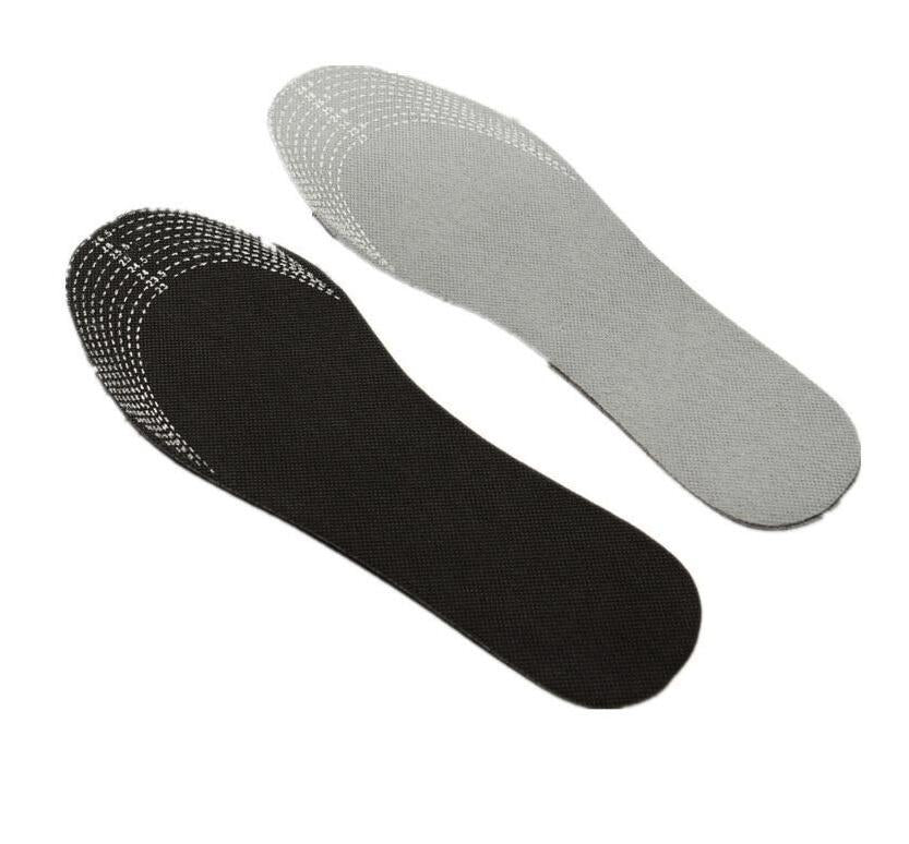 Activated Carbon Shoe Insoles for Odor Neutralization and Moisture Absorption, 6 Pairs
