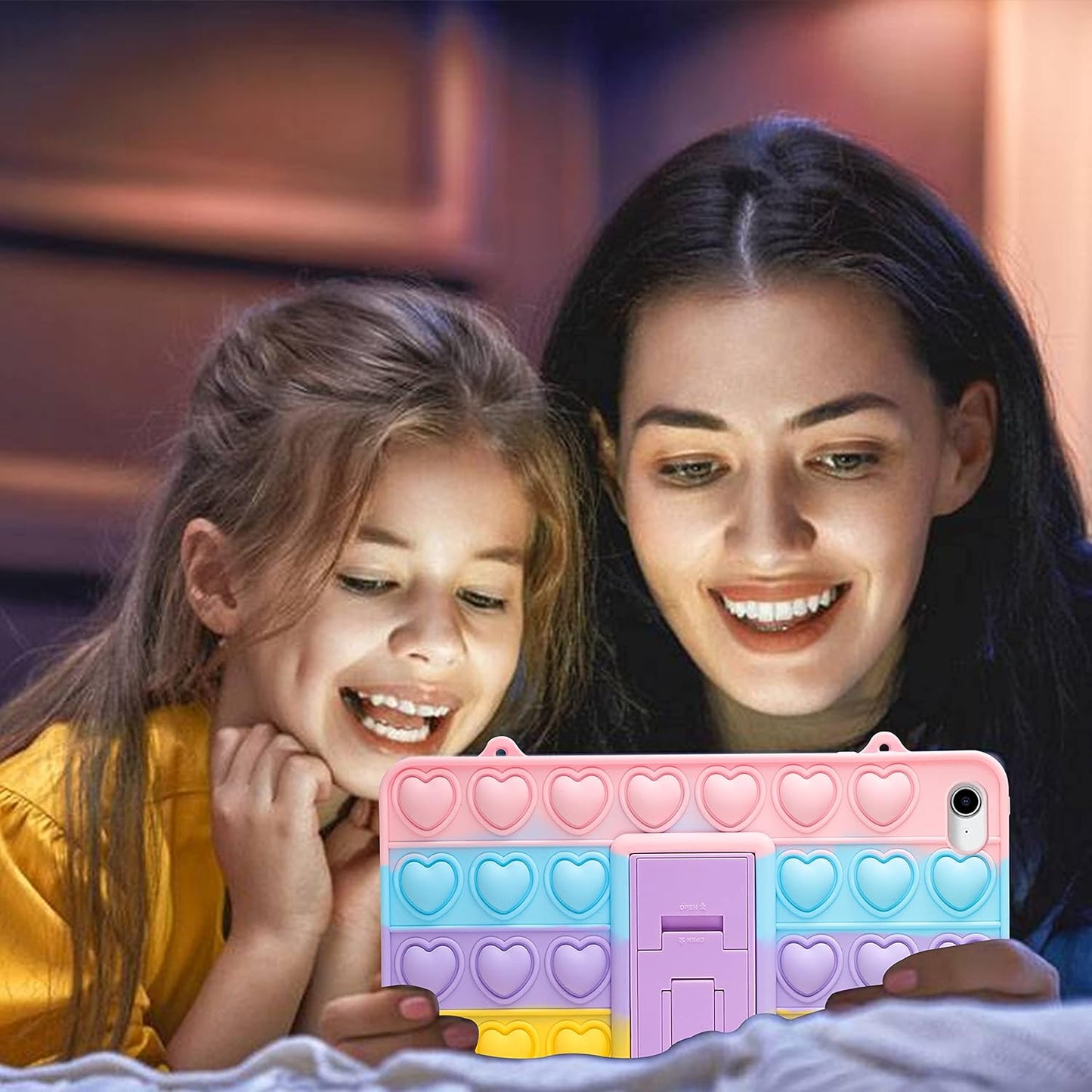 Case for iPad Air 2/iPad 6/ Pro 9.7\" Cartoon Funny Kawaii Cute Silicone Fun Cover Stylish Fashion Unique Design Fidget for Kids Case