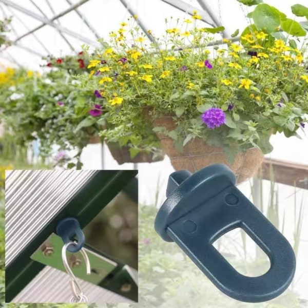 Greenhouse Hanging Clamps 50pcs Plant Crop Clips Hooks for Greenhouse Gardening