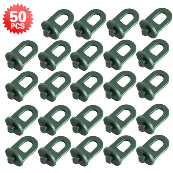 Greenhouse Hanging Clamps 50pcs Plant Crop Clips Hooks for Greenhouse Gardening