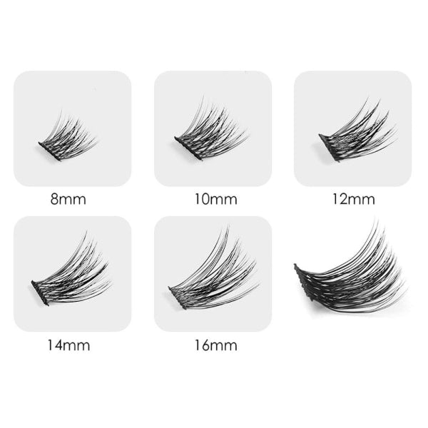 DIY Eyelash Extension Individual Cluster False Eyelashes