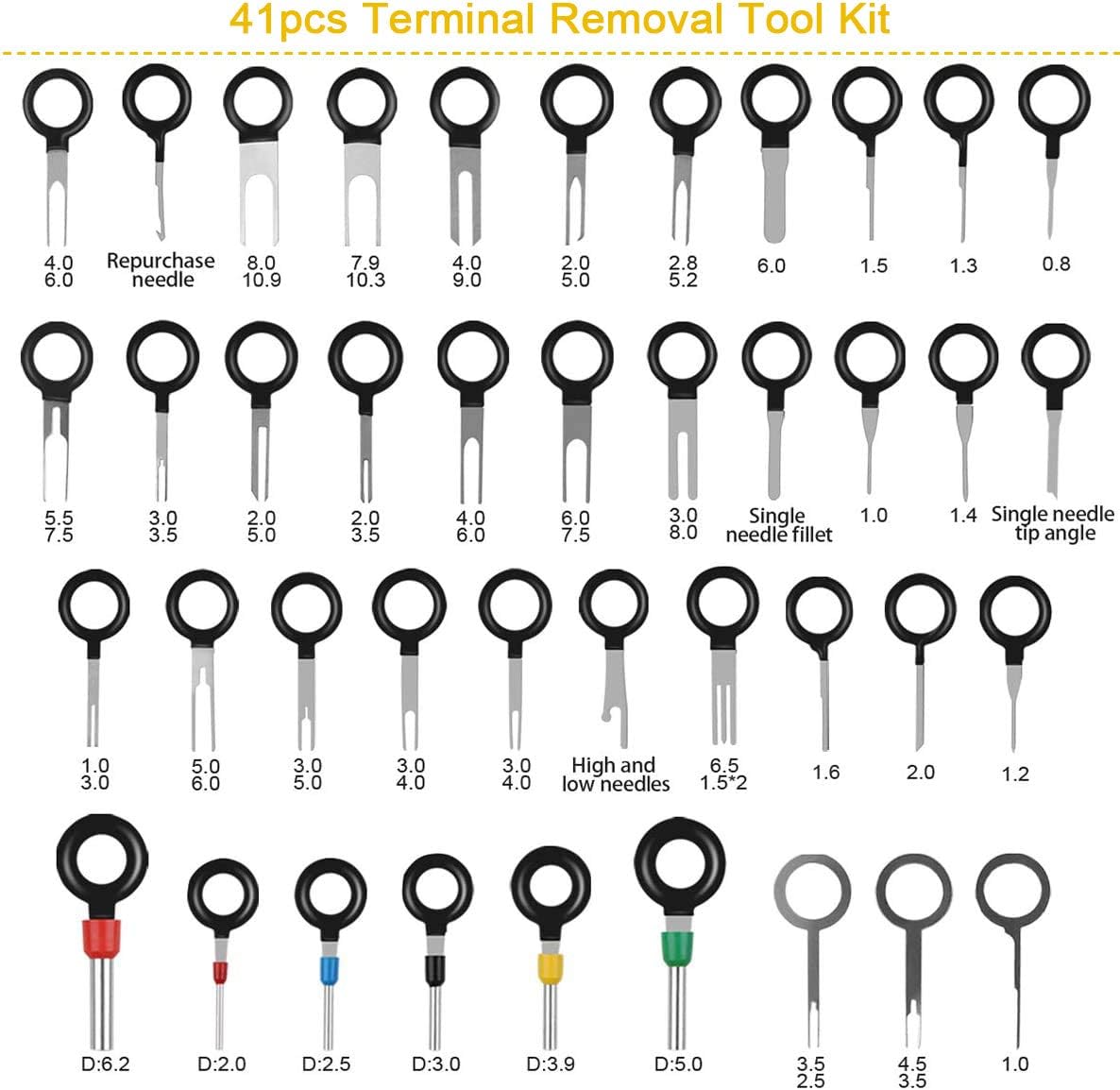 Terminal Puller Kit, Terminal Removal Tool, Electric Cable Car