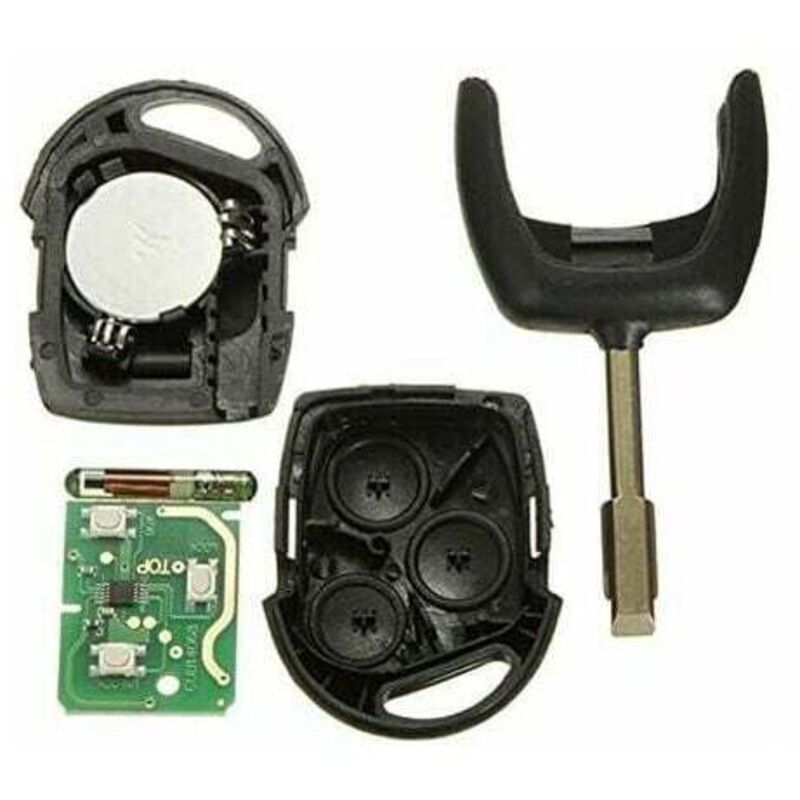 1 pc 3-button 433 MHz FOB remote key for Ford/Mondeo/Fiesta/Focus/Ka Transit